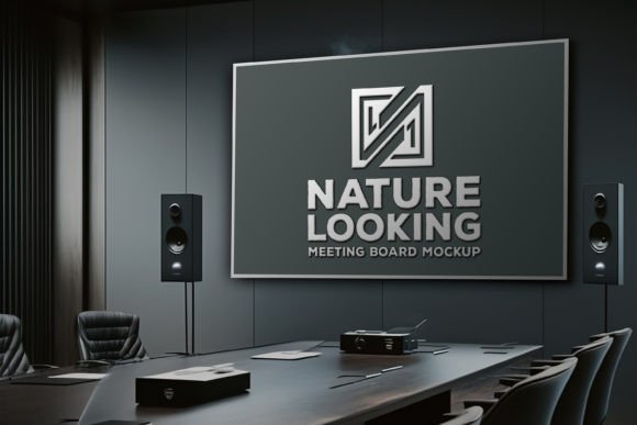 Download Office Metting Board Mockup - Office Collection