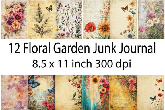 Download Vintage Botanical Floral Prints Junk - Floral prints Collection