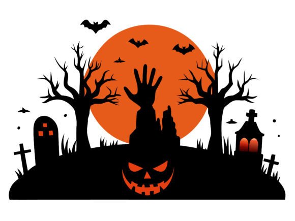 Download Halloween Landscape Horror Elements SVG - Horror elements Collection