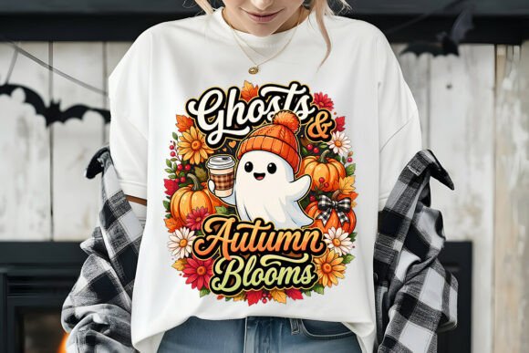 Download Ghost &amp; Autumn Blooms PNG - Premium Bundle