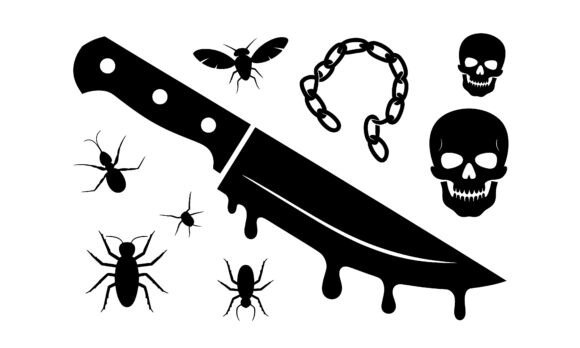Download Halloween Horror Elements Vector - Horror elements Collection